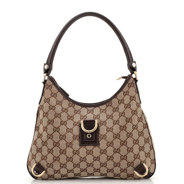 Gucci Abbey D-Ring Hobo GG Canvas Medium