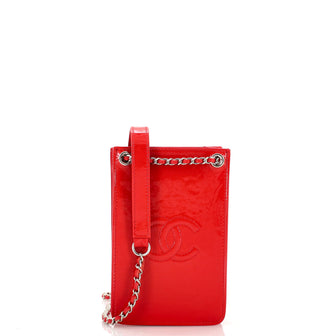 Chanel CC Phone Holder Crossbody Bag Patent