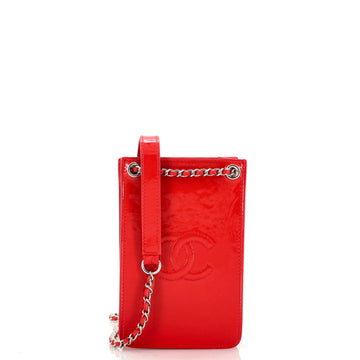 Chanel CC Phone Holder Crossbody Bag Patent