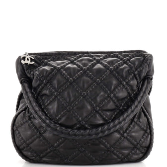Chanel Hidden Chain Hobo Quilted Lambskin Large