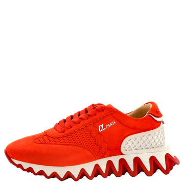 Christian Louboutin Loubishark Sneakers Suede and Mesh