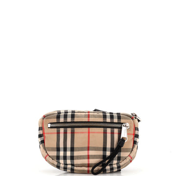 Burberry Cannon Bum Bag Vintage Check Canvas Small