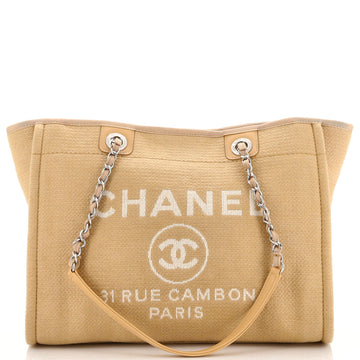 Chanel Deauville Tote Canvas Medium
