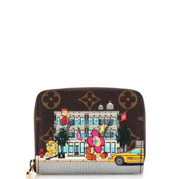 Louis Vuitton Zippy Coin Purse Limited Edition Vivienne Xmas Monogram Canvas
