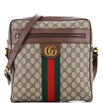 Gucci Ophidia Messenger Bag GG Coated Canvas Medium