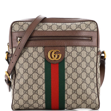 Gucci Ophidia Messenger Bag GG Coated Canvas Medium