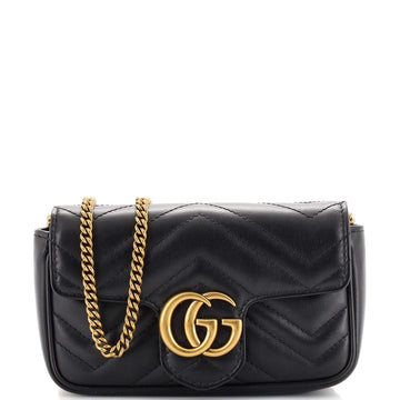 Gucci GG Marmont Flap Bag Matelasse Leather Super Mini