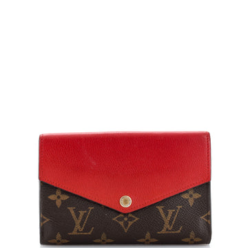 Louis Vuitton Pallas Compact Wallet Monogram Canvas and Calfskin