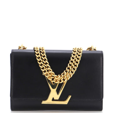 Louis Vuitton Chain Louise Clutch Leather GM