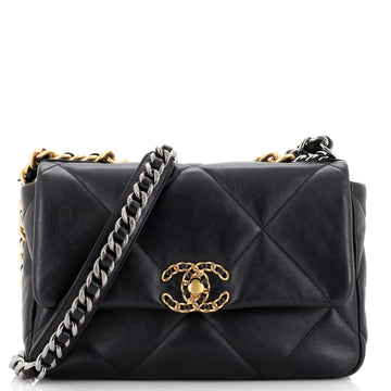 Chanel 19 Flap Bag Quilted Leather Medium