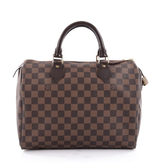 Louis Vuitton Speedy Handbag Damier 30 Brown 2130901