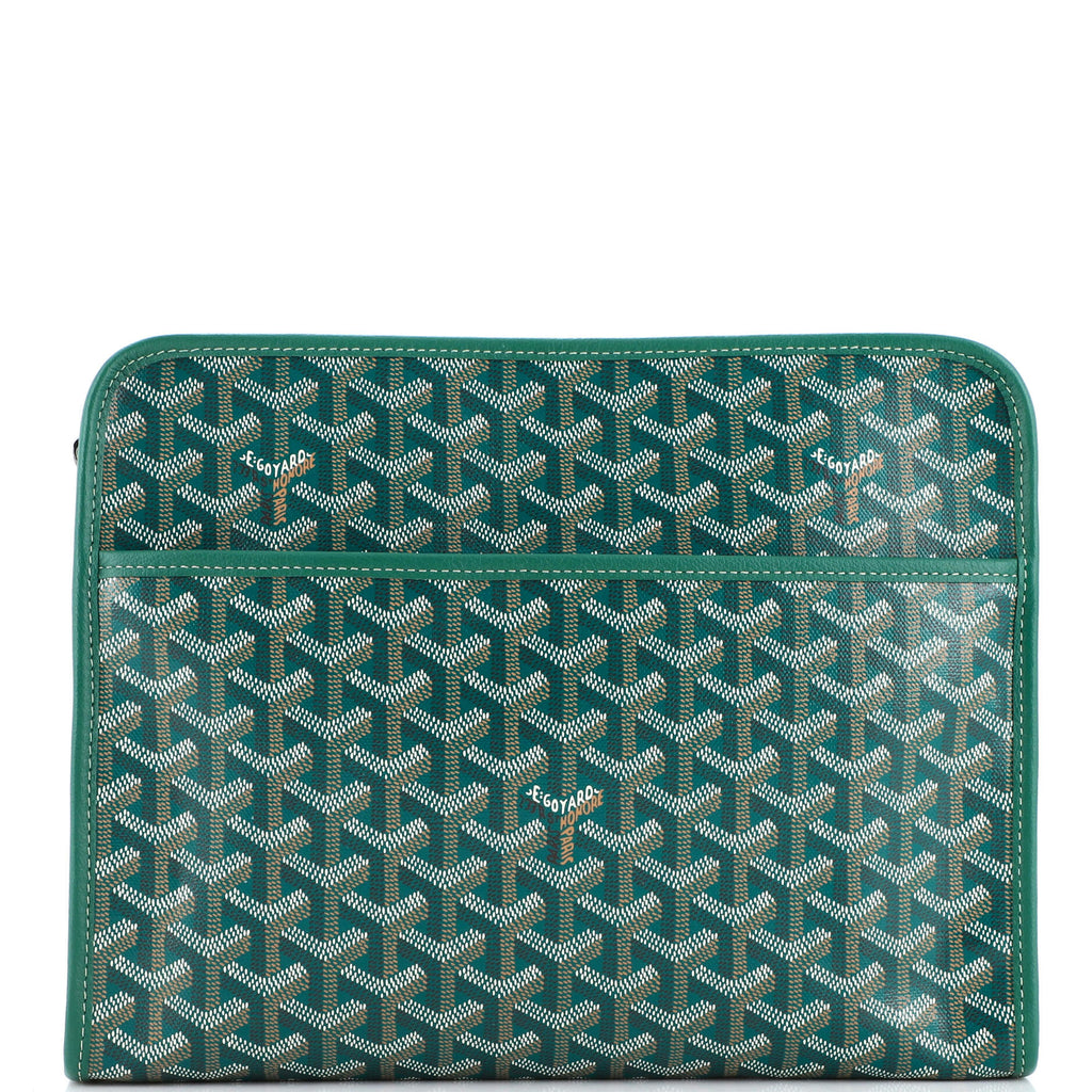 Goyard Jouvence Toiletry Pouch Coated Canvas GM Green 2131111