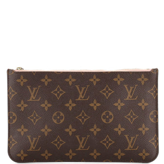 Louis Vuitton Neverfull Pochette Monogram Canvas Large