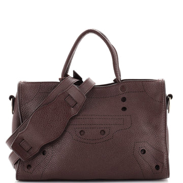 Balenciaga Blackout City Bag Leather Small