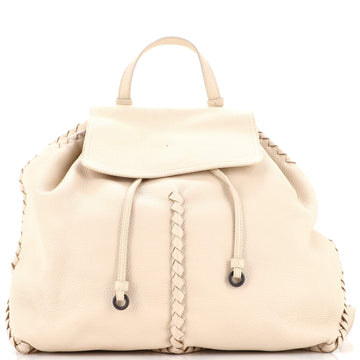 Bottega Veneta Backpack Leather with Intrecciato Medium