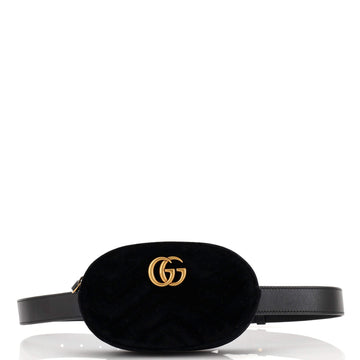 Gucci GG Marmont Belt Bag Matelasse Velvet