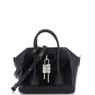Givenchy Antigona Lock Bag Leather Mini