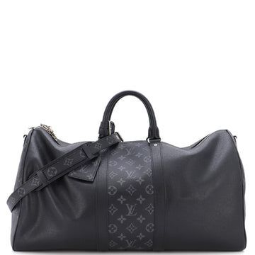 Louis Vuitton Keepall Bandouliere Bag Monogram Taigarama 50