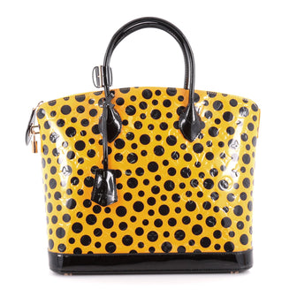 Louis Vuitton Lockit Handbag Monogram Vernis Kusama 2131803