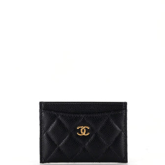 Chanel Classic Card Holder Quilted Caviar