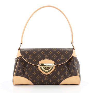 Louis Vuitton Beverly Handbag Monogram Canvas MM Brown 2132101