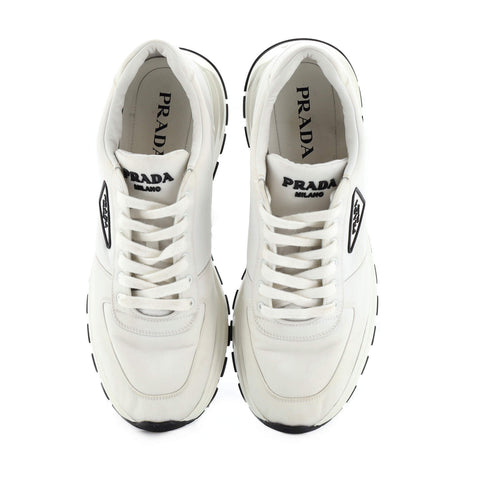 Prada Men's PRAX 01 Sneakers Re-Nylon Gabardine White 2132262