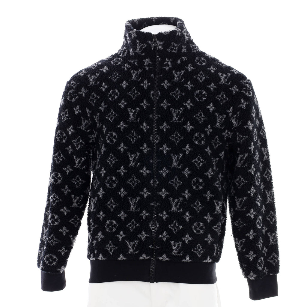 Louis Vuitton Men's Teddy Zip Jacket Monogram Polyester Fleece