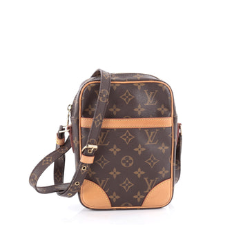 Louis Vuitton Danube Handbag Monogram Canvas Brown