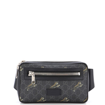 Gucci Soft Zip Belt Bag Printed GG Coated Canvas Small