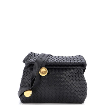 Bottega Veneta Fold Crossbody Bag Intrecciato Nappa Small