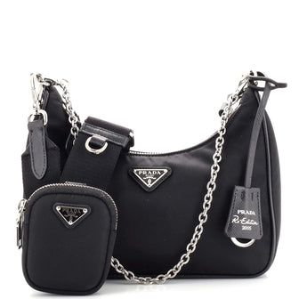 Prada Re-Edition 2005 Shoulder Bag Tessuto Small