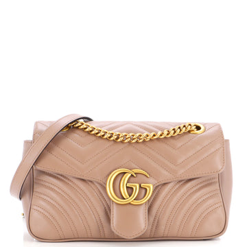 Gucci GG Marmont Flap Bag Matelasse Leather Small