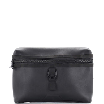 Louis Vuitton Messenger Bag Dark Infinity Leather with Monogram Eclipse Glaze Canvas PM