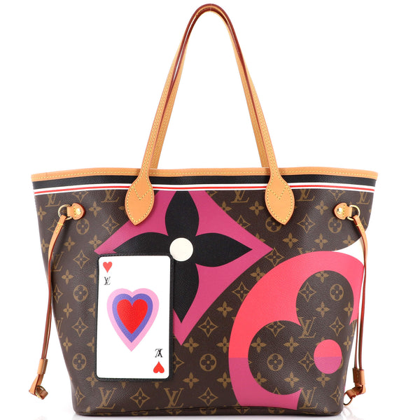 Louis Vuitton // Cream Game On Neverfull Tote Bag – VSP Consignment