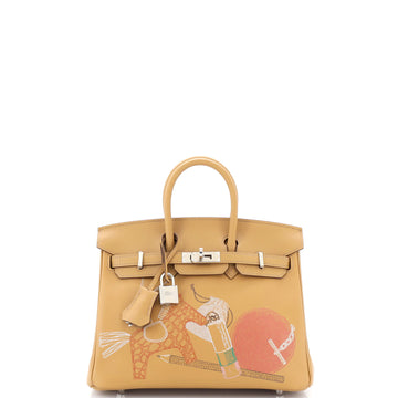 Hermes In and Out Birkin Bag Limited Edition Swift with Palladium Hardware 25