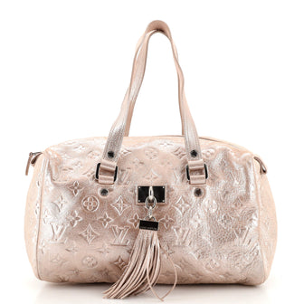 Louis Vuitton Silver Monogram Shimmer Limited Edition Comete Bag at 1stDibs