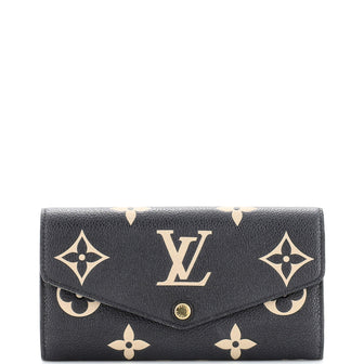 Louis Vuitton Sarah Wallet NM Bicolor Monogram Empreinte Giant