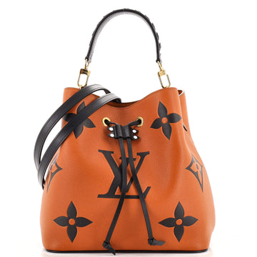 Louis Vuitton NeoNoe Handbag Limited Edition Crafty Monogram Empreinte Giant MM