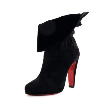 Christian Louboutin Women's Kristofa Boots Velvet with Satin 100