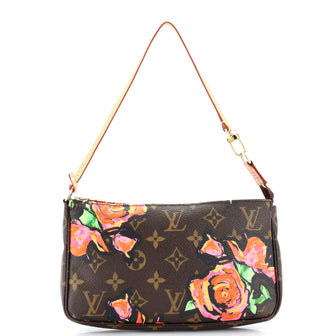 Louis Vuitton Pochette Accessoires Limited Edition Monogram Roses
