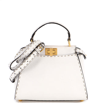 Fendi Selleria Peekaboo Bag Leather Mini
