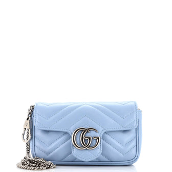 Gucci GG Marmont Flap Bag Matelasse Leather Super Mini