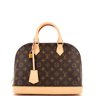 Louis Vuitton Alma Handbag Monogram Canvas PM