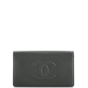Chanel Timeless L-Yen Wallet Caviar Long
