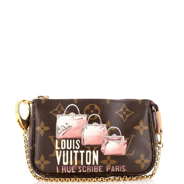 Louis Vuitton Pochette Accessoires Limited Edition Monogram Canvas Mini