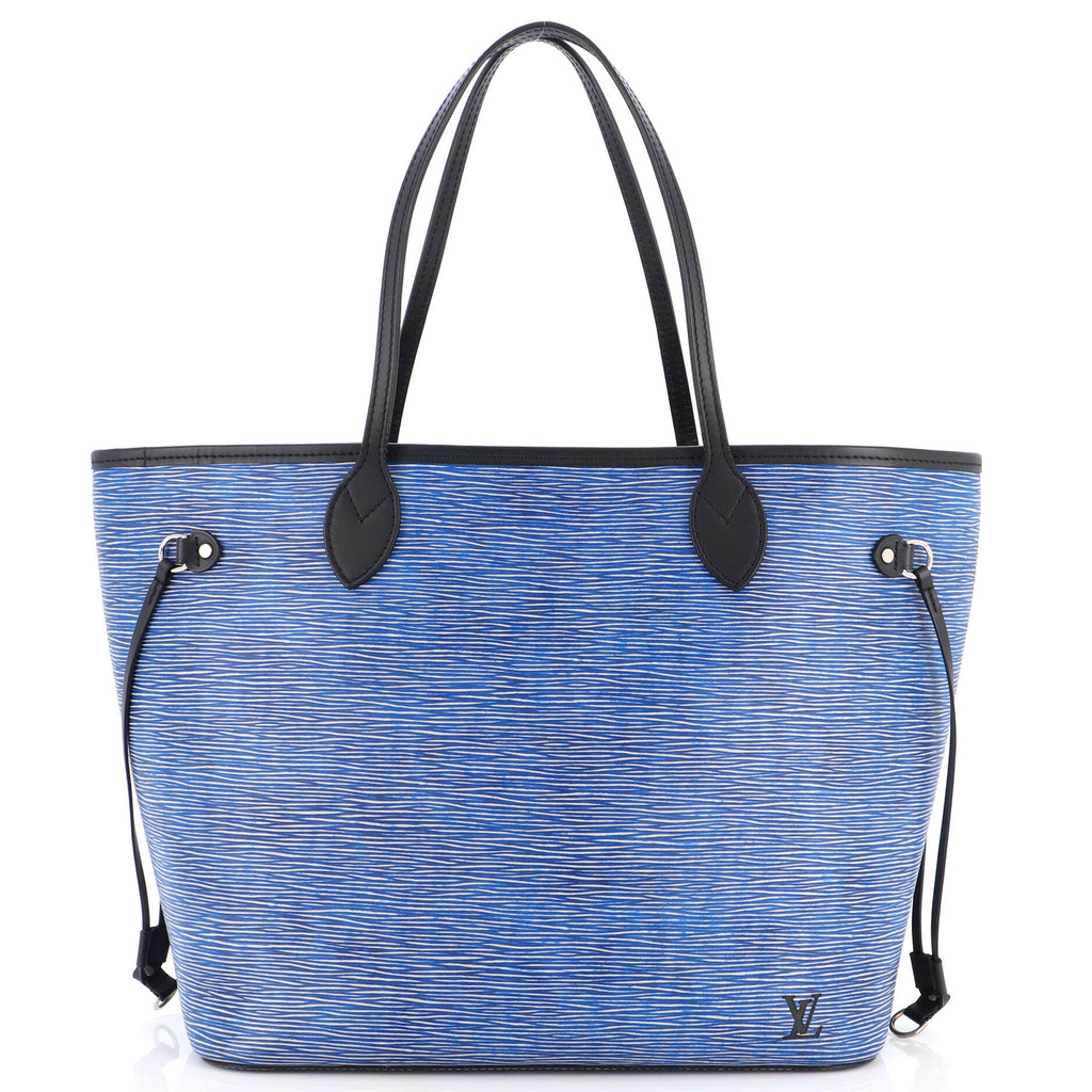 Louis Vuitton Neverfull Tote Epi Leather MM Blue 21348348