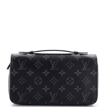 Louis Vuitton Zippy Wallet Monogram Eclipse Canvas XL