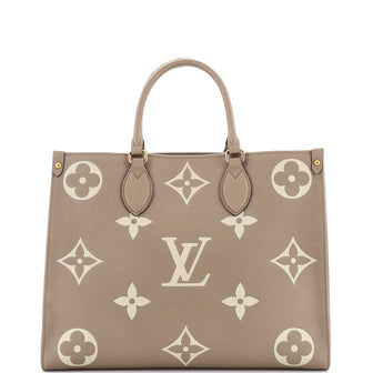 Louis Vuitton Brown Tote Bag Monogram Empreinte