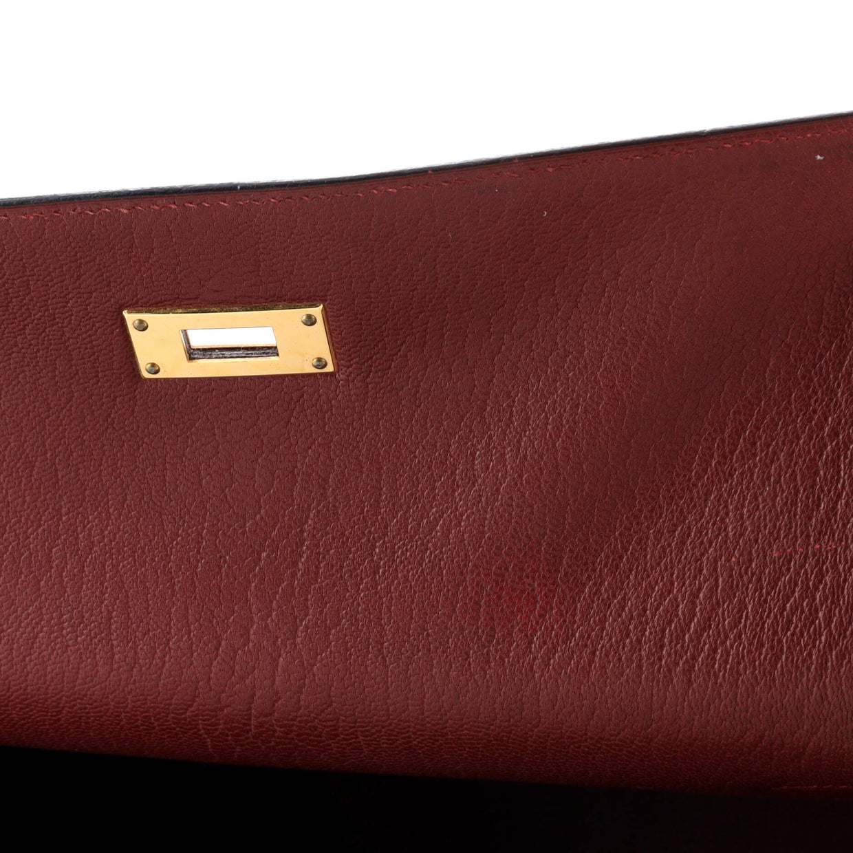 Hermes Kelly Handbag Red Chevre de Coromandel with Gold Hardware 32 Red ...
