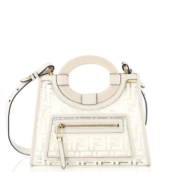 Fendi Runaway Shopper Tote Zucca PU Small